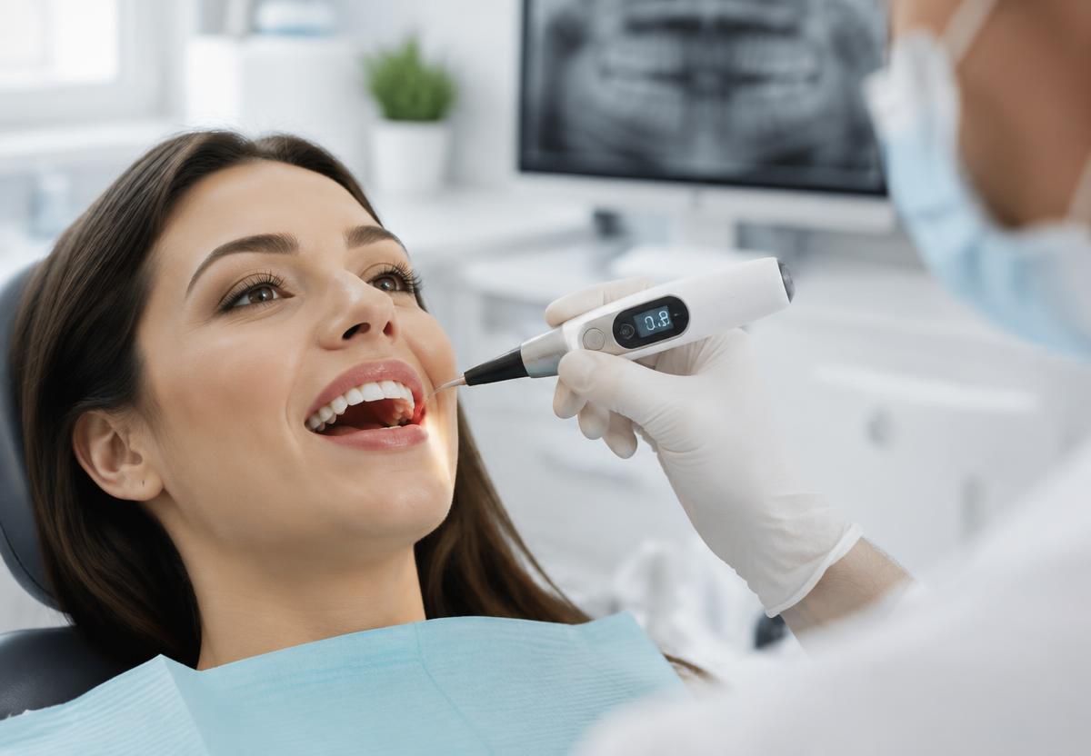 DIAGNOdent in use at Advani Dental Group